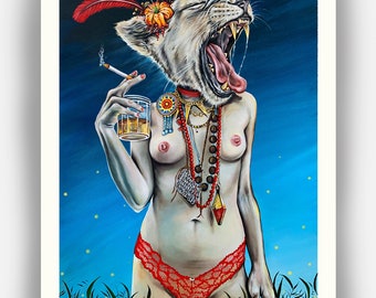 Speaking In Tongues (16x20) limited edition signed and numbered print by Alexis Price