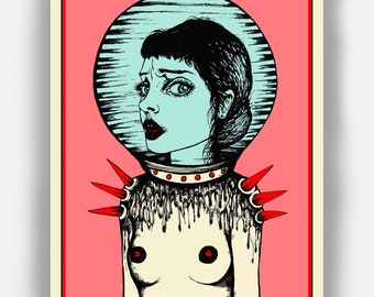 Don't Fucking Talk To Me (11x14) limited edition signed and numbered print by Alexis Price