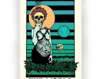 The World (8.5x14)  limited edition signed and numbered tarot illustration print By Alexis Price