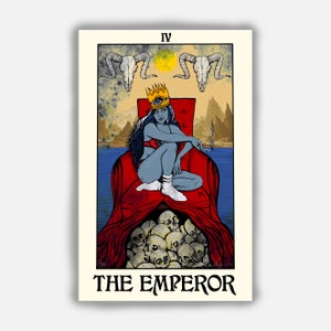 "Fine Art Print (8,5x14) ""The Imperator"" Tarot Karten Illustration von AlexisPrice