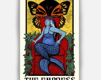 The Empress (8.5x14)  limited edition signed and numbered tarot illustration print By Alexis Price