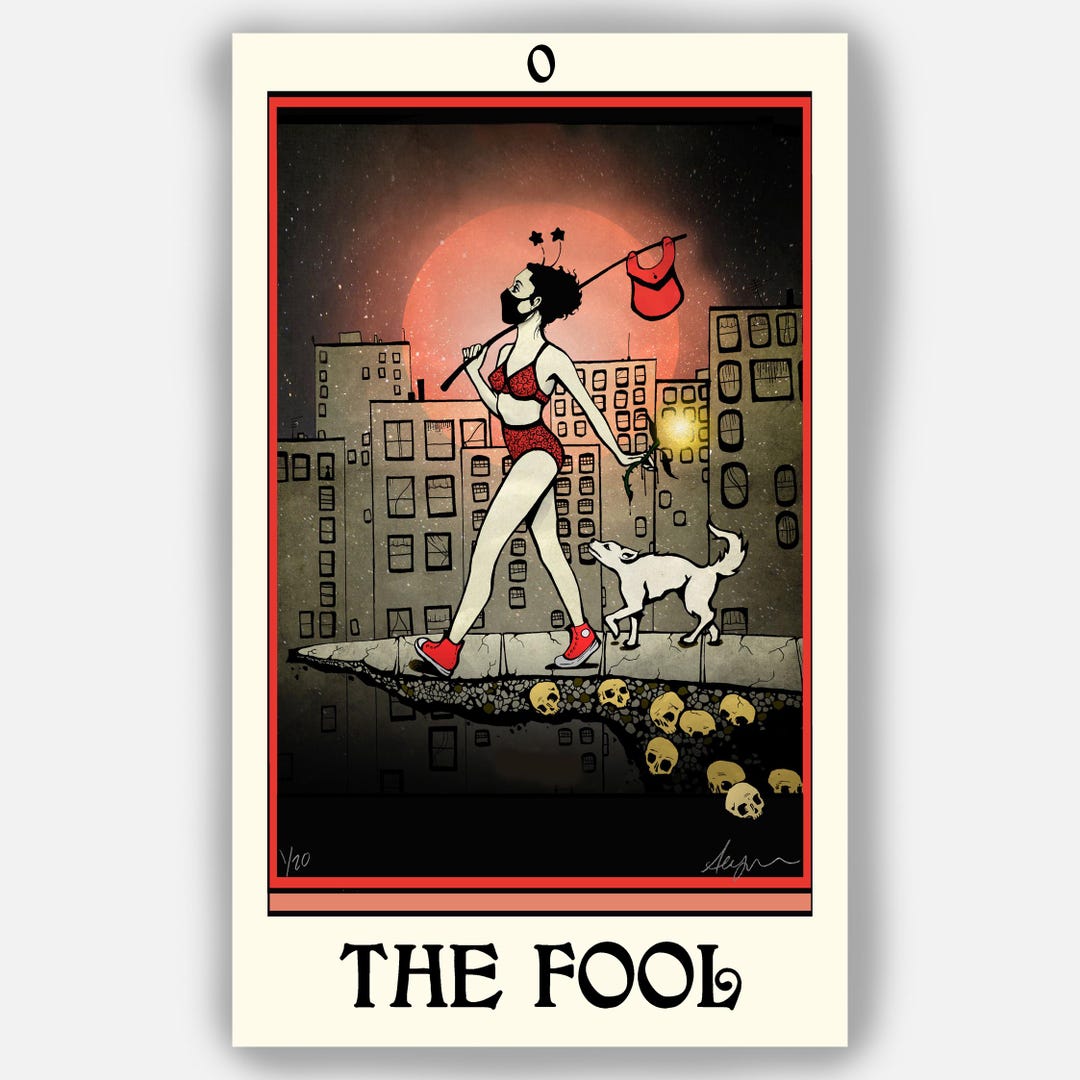 Fool Edision The Fool (8.5x14) Limited Edition Signed and Numbered Tarot ...