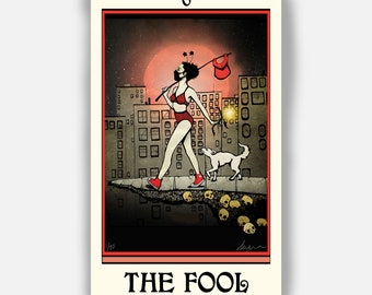 Fine Art Print (8.5x14) "The Fool" Tarot Card Illustration By Alexis Price PREORDER