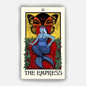"Fine Art Print (8,5x14) ""The Empress"" Tarot Karten Illustration von AlexisPrice."