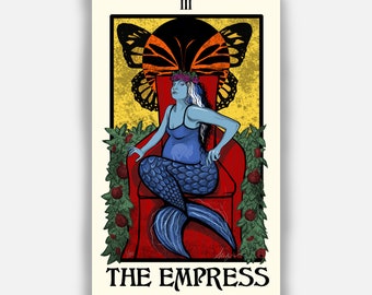 Fine Art Print (8.5x14) "The Empress" Tarot Card Illustration By Alexis Price PREORDER