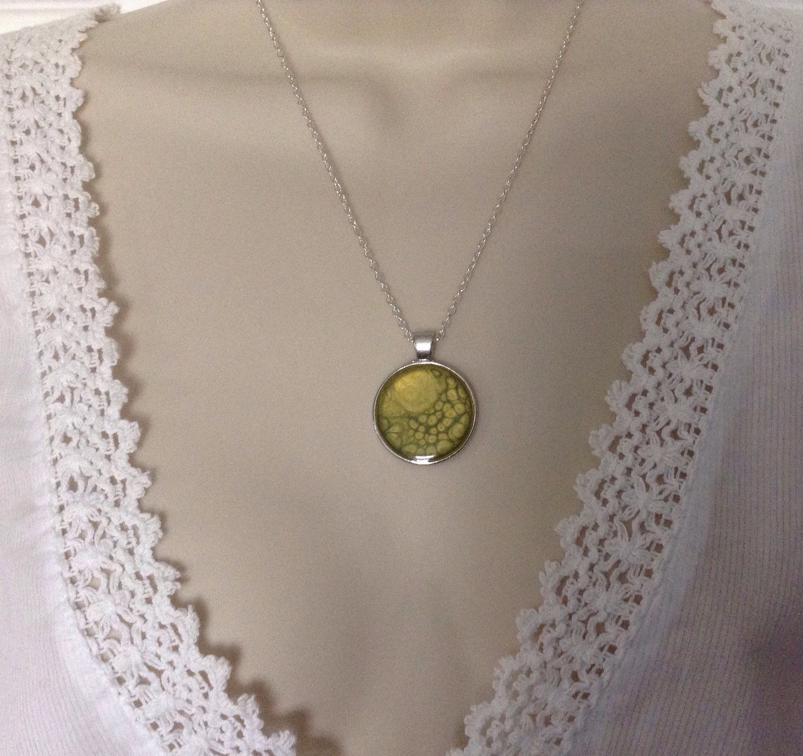 Cottage Core Necklace Silver Fall Jewelry Women Boho Etsy UK