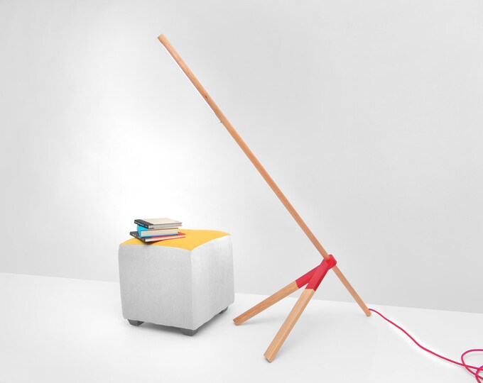 Ace Floor Lamp Modern & Minimal LED Floor Lamp With Colored Etsy