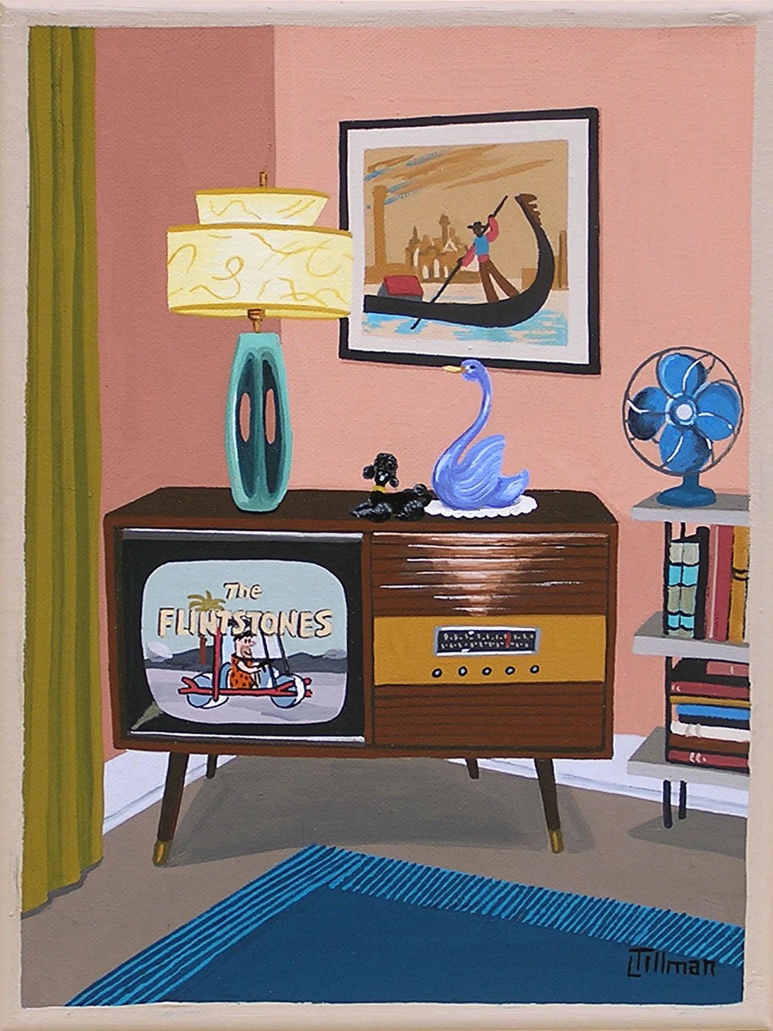 アート・デザイン・音楽 THE AMERICAN VINTAGE FURNITURE Mid Century Modern Eames Retro Limited Edition Print From