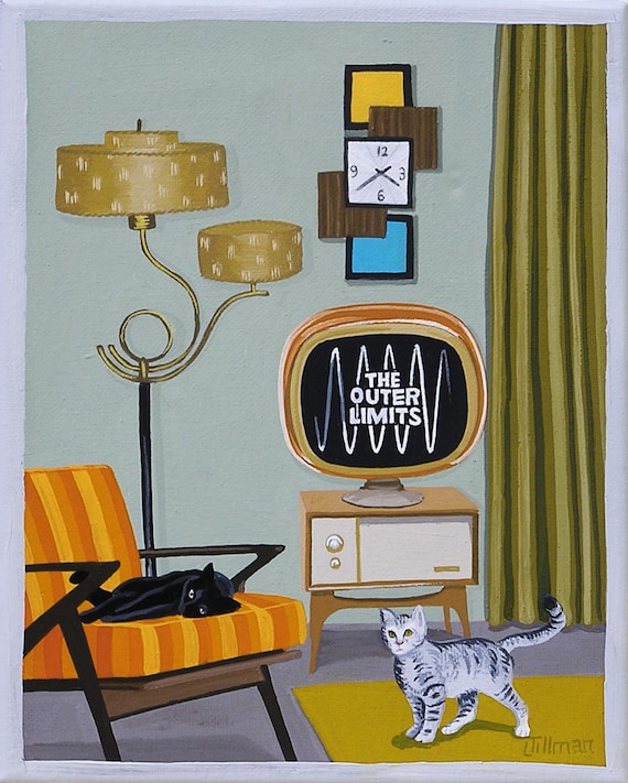 Mystery Thriller TV Series the Outer Limits Mid Century Modern