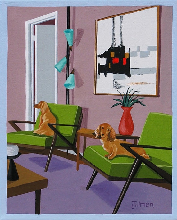 MID-CENTURY MODERN アート作品満載です。 Mid-Century Modern Art 08 - Magic Tree Prints