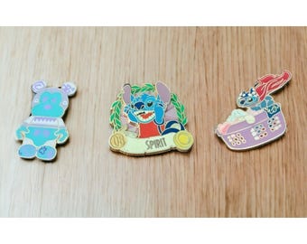 Disney Lilo and Stitch 2004, Vinylmation 2008, Lilo and Stitch Summer of Champions 2008 Collectable Trading Pins