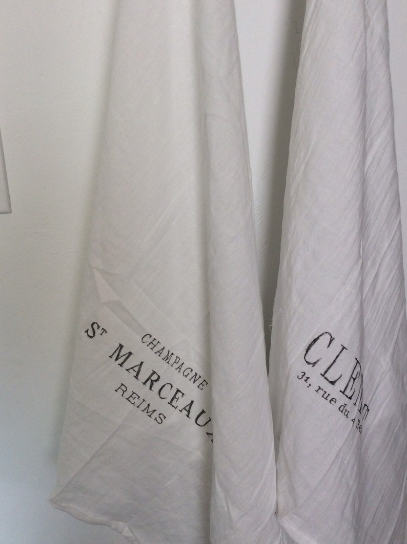 Kitchen Towels French Inspired set of 2 28x28 Etsy