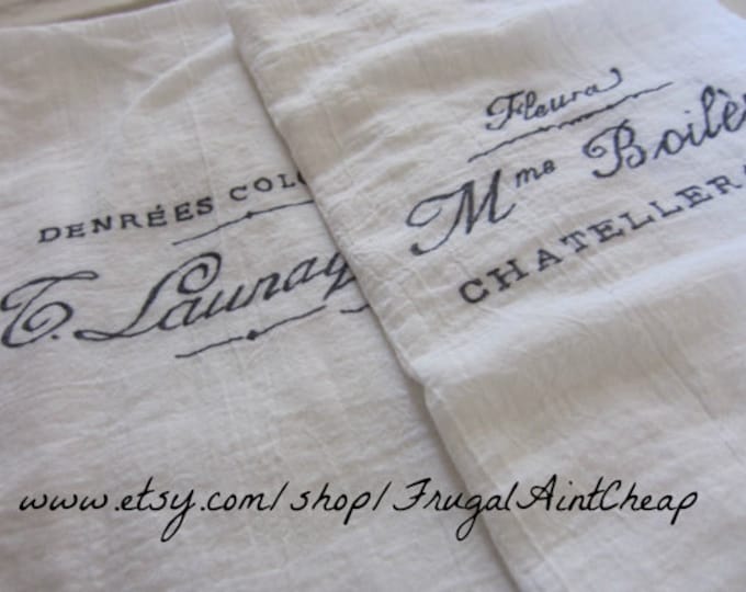 Kitchen Towels French Inspired (set of 2- 28"x28")