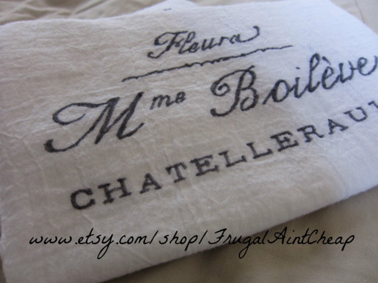 Kitchen Towels French Inspired set of 2 28x28 Etsy