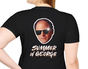 George Costanza "Summer of George" Unisex Softstyle T-shirt - Seinfeld Gift - Hilarisch cadeau voor vader, man, vriend, broer, vriend