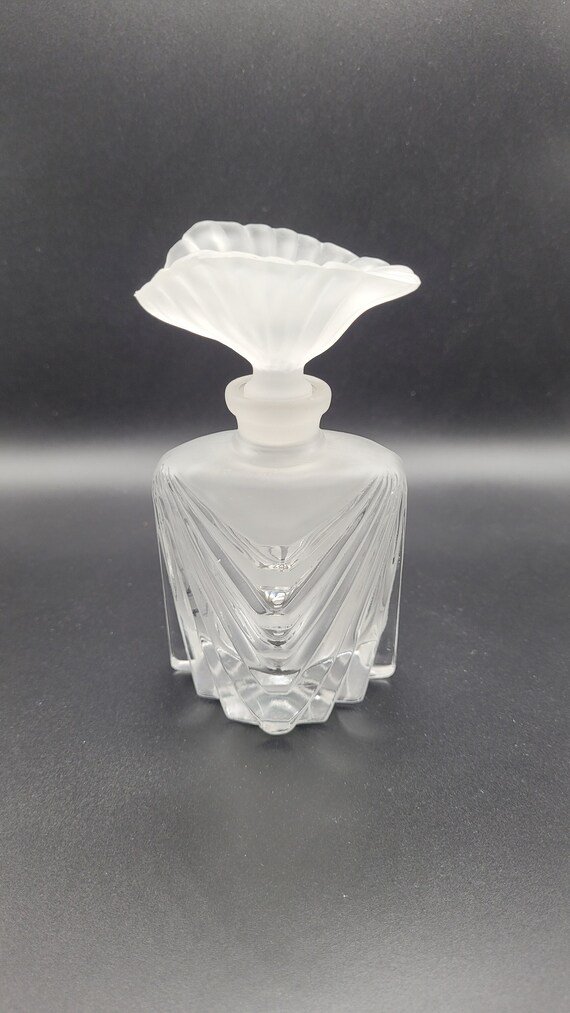 vintage crystal perfume bottle Gem