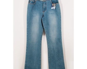 Y2K Deadstock Low Rise Watch L.A. Flared Jeans Size 7/8 | 28" waist | 31.5" inseam