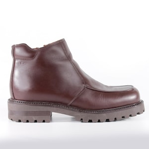Vintage Skechers Brown Leather Above Ankle Boots Made in Italy