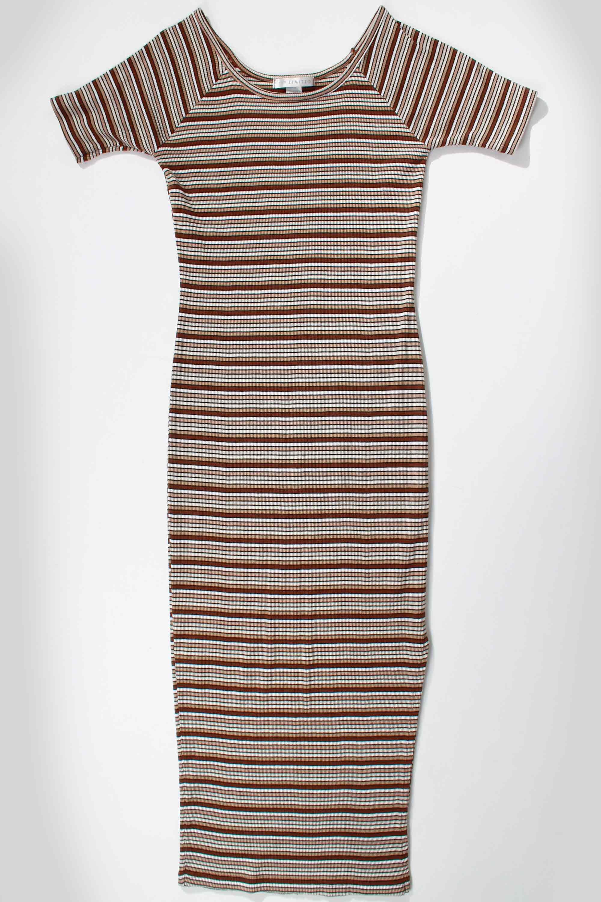90s dress for men Vintage 90s Purple XOXO Striped Split Front Secretary Dress