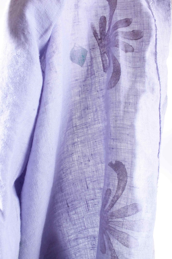 Play Alegre Linen Boxy Top in Lavender Hand Paint… - image 6