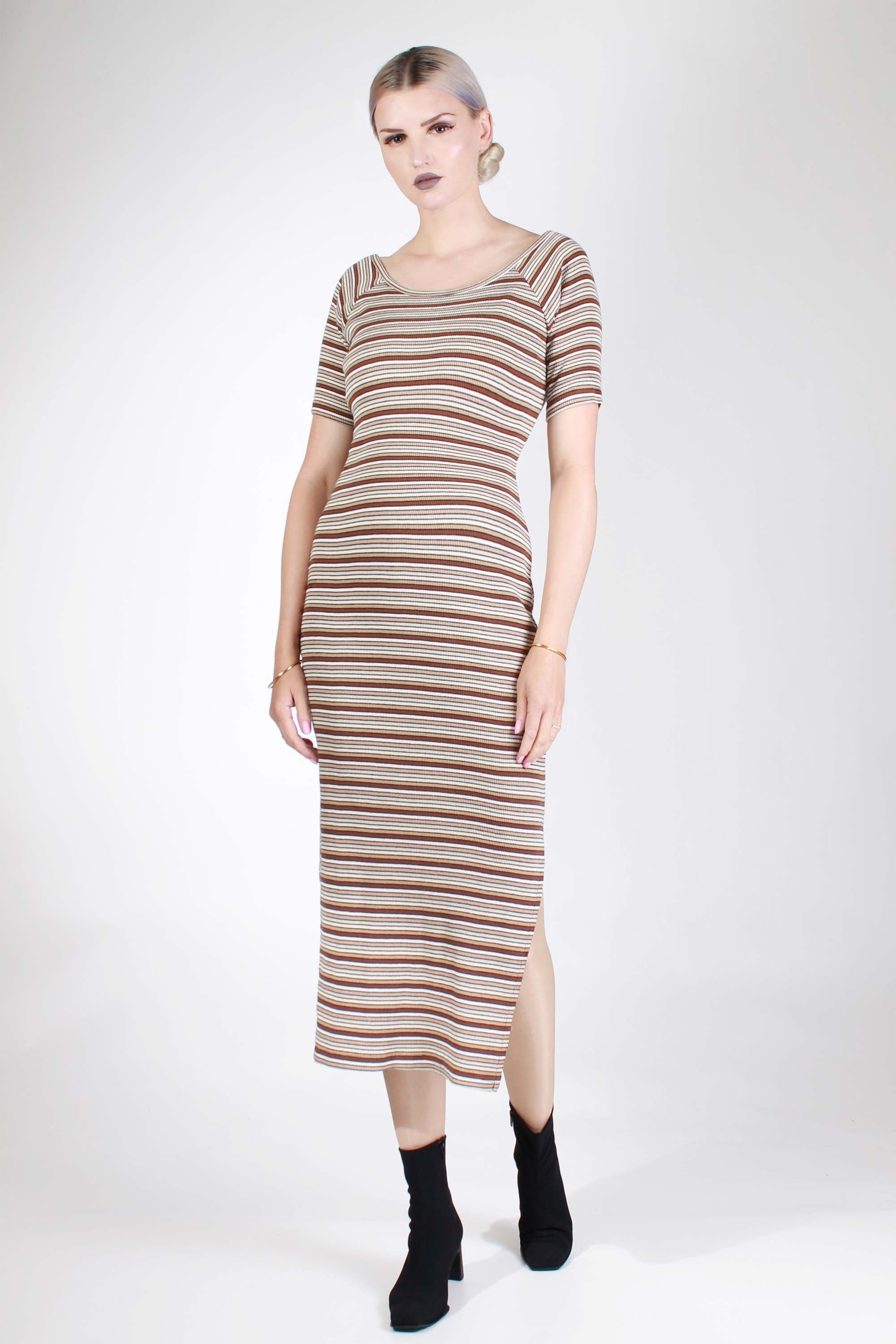 90s striped dress deals