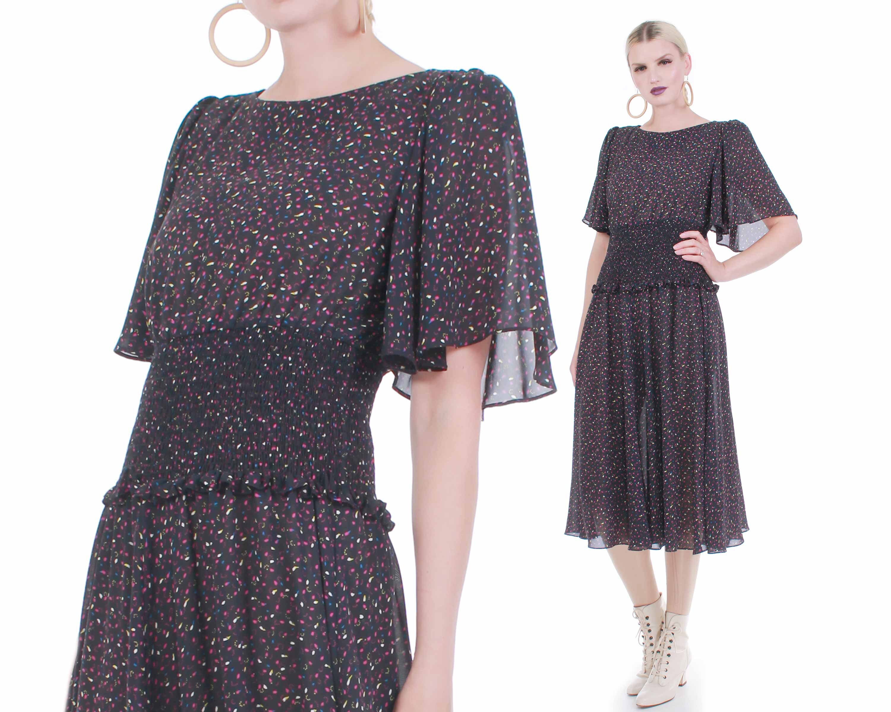 80s Vintage Dresses Casual to Party Dresses