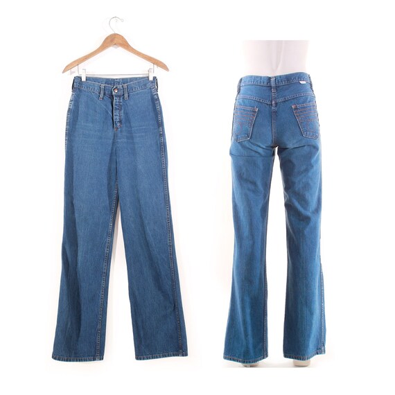 Vintage Allee High Waist Wide Leg Jeans 25" waist / 33.5" inseam