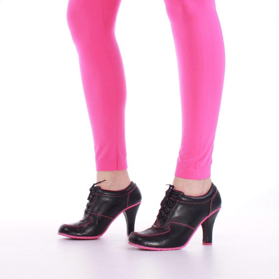 Pink high heel sneakers hotsell