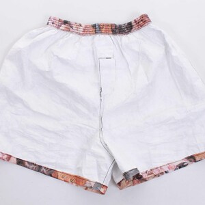 Vintage Cat Print Tyvek High Waist Shorts Kitty Kitten Novelty Print Paper Boxers Women's Size XS bild 9