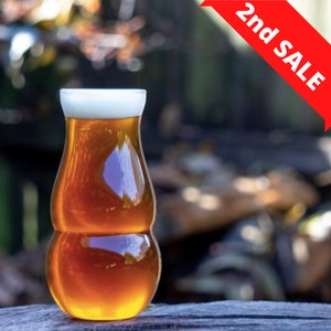 2nd Sale THE Beer Glass, Handmade Glassware