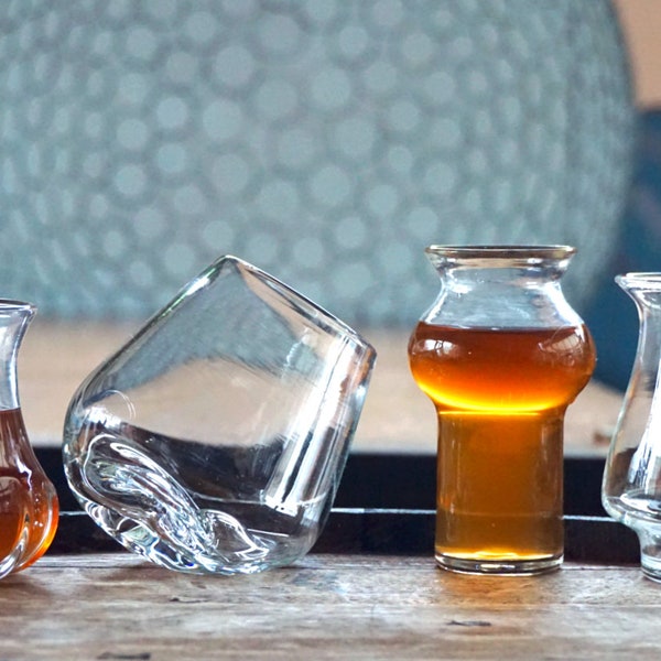 Bourbon Glassware Set: Artisan Whiskey Tasting Glasses