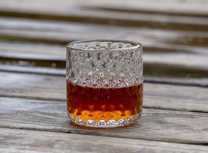 Classic Lowball Whiskey Glass, Handmade image 9