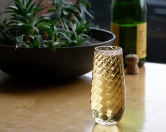 FIZZY Champagne Glass, Handmade Wine Glassware