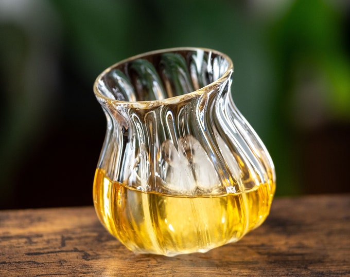 FANCY Wobble Glass, Handmade Beer/Whiskey/Wine Glassware