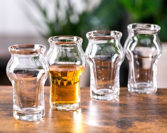 New-Fashioned Neat Glass, SET OF 4, Handmade Glassware