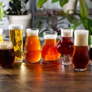 Besties Set of Pretentious Glassware , Craft Beer Glassware, Subtle, JuicyY, Hazy, THE, Tulip, Sequel and Big Sexy image 4