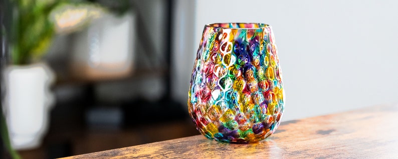 Cup of Many Colors, A Dolly Themed Beer/Wine Glass image 3