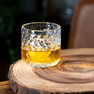 Classic Lowball Whiskey Glass, Handmade image 8