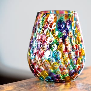 Cup of Many Colors, A Dolly Themed Beer/Wine Glass