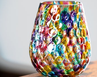 Cup of Many Colors, A Dolly Themed Beer/Wine Glass