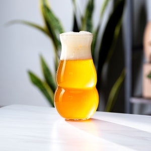 THE Beer Glass, Handmade Glassware image 1