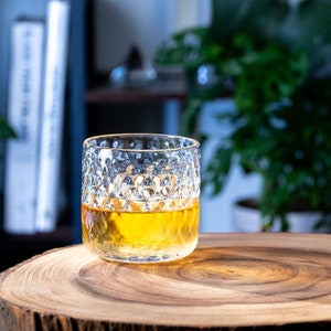 Classic Lowball Whiskey Glass, Handmade image 3
