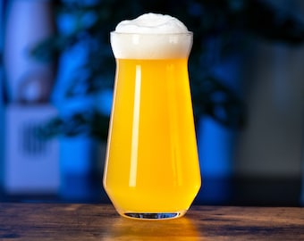 HAZY Ipa Glass, Handmade Glassware