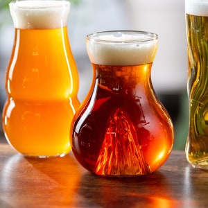 Select Set of Pretentious Beer Glasses, Craft Beer Glassware, THE, Subtle, JuicyY, Big Sexy and Sequel image 5