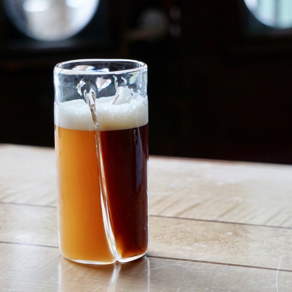 Dual Beer Glass, Craft Beer, Glassware