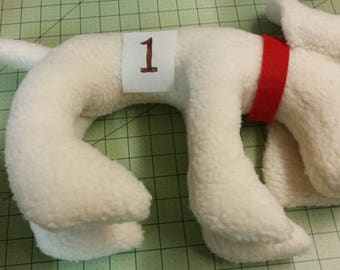 morgan stuffed dog