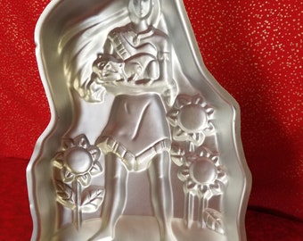 Pocahontas shaped cake pan