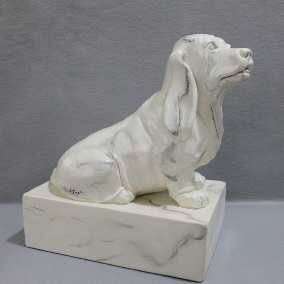 basset hound urn