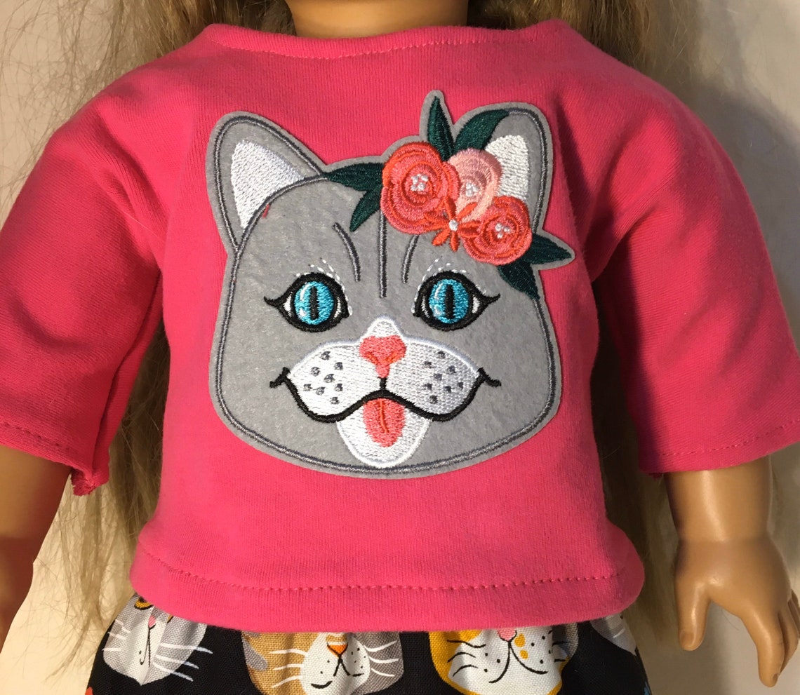 Kitty Cat outfit for American Girl Doll 18 inch dolls with Etsy