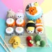 Crochet Pattern Amigurumi Food The Sushi Family Crochet Pattern/ Sushi Set